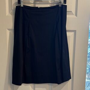 Talbots Classic Black A-Line Skirt